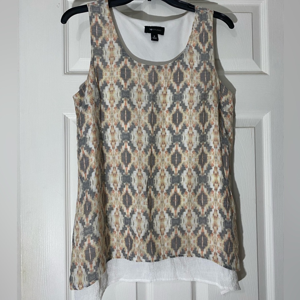 AB Studio Layered Sleeveless Top